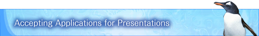 Accepting Applications for Presentations